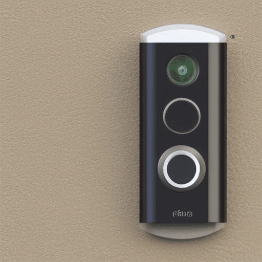 Close-up of a Modern doorbell