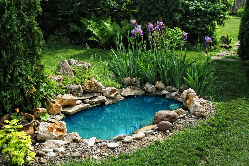 how to build a small garden pond