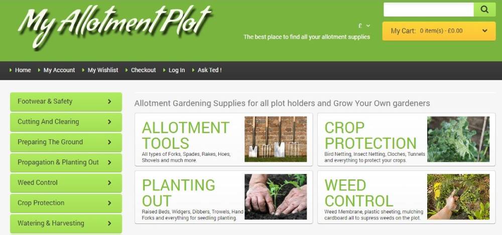 My Allotment Plot Home Page