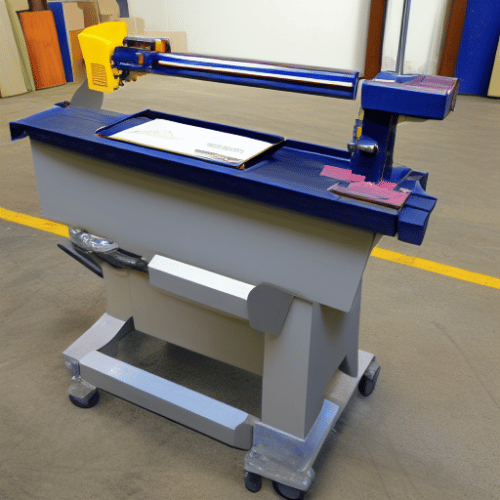 a planer thicknesser in the workshop