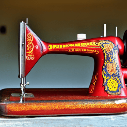 a traditional sewing machine