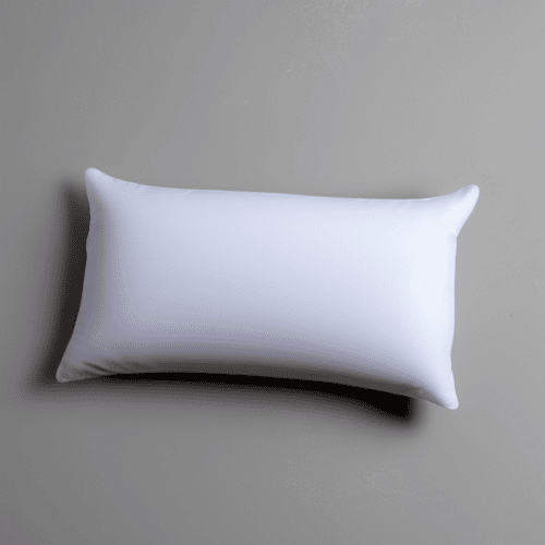 a white latex pillow