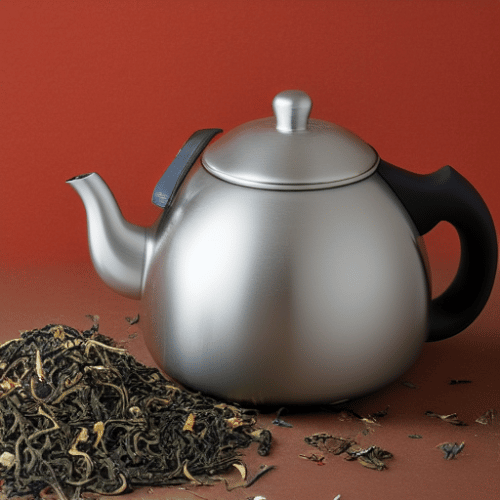 preparing to make tea using a kettle
