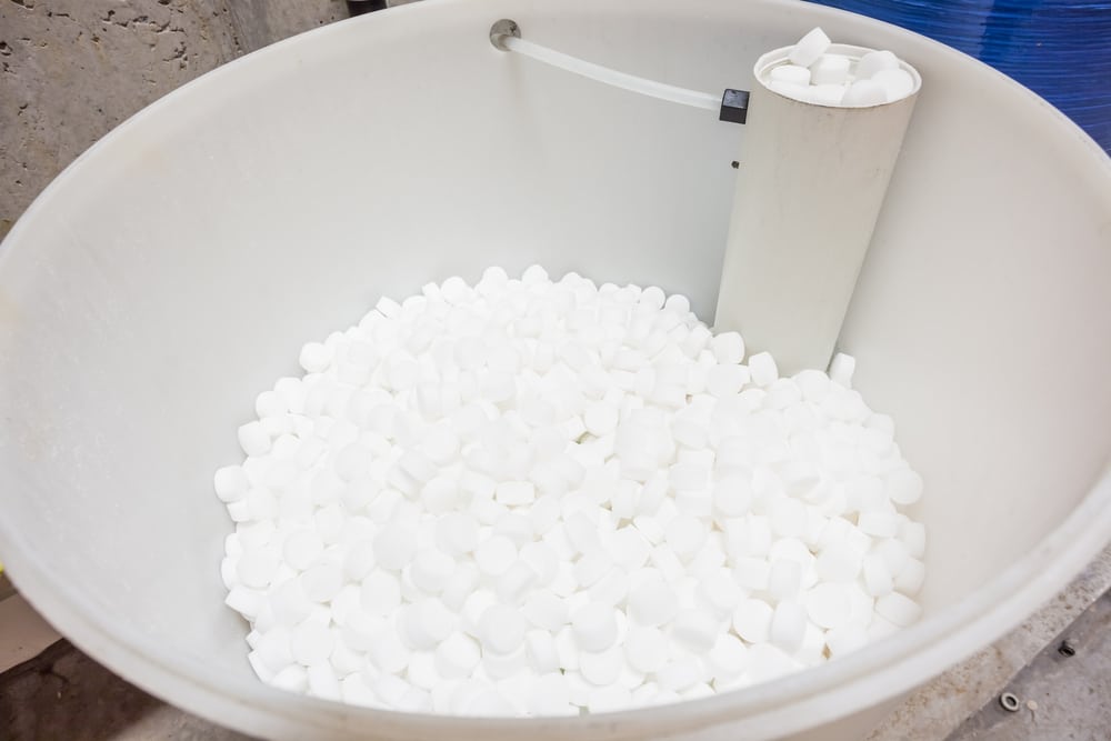 salt blocks in a big bowl