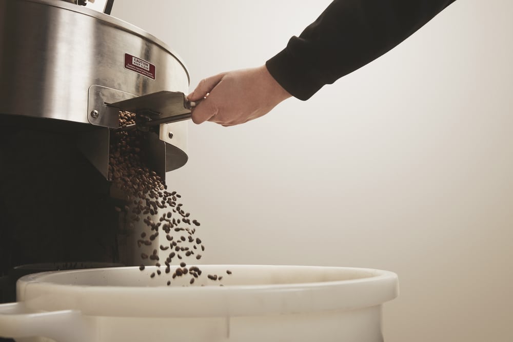 how to roast coffee beans in a popcorn maker