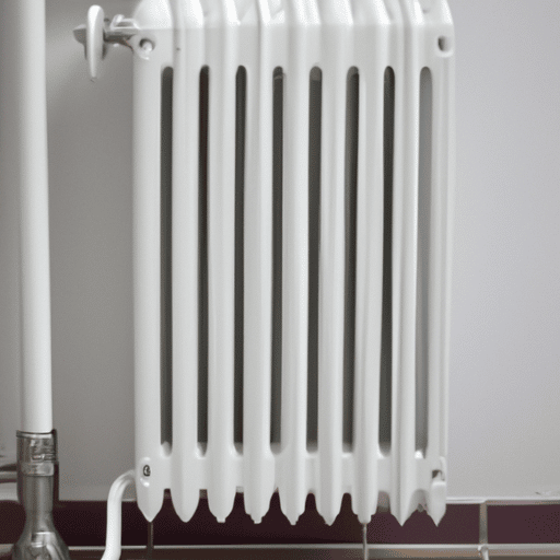 a white heating device