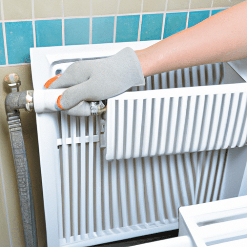 how to clean a bathroom heater