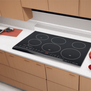 a cooking appliance with six cooking area