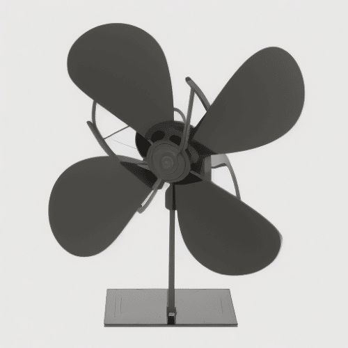 a fan with four blades