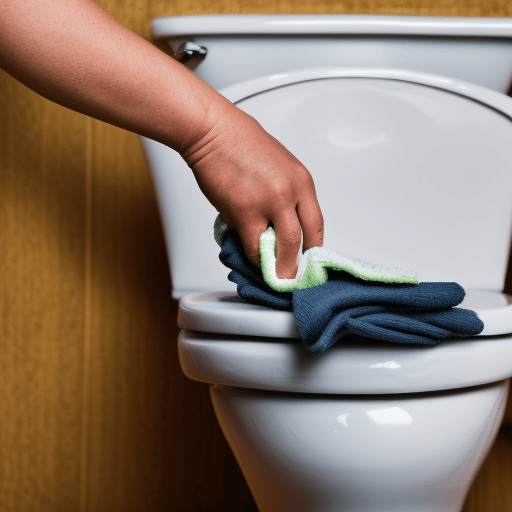 how to clean a toilet without a brush