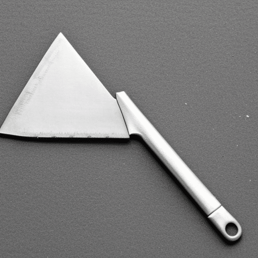 a metal scraper