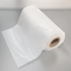 a roll of paper towel