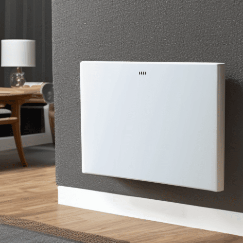 a white device for heating