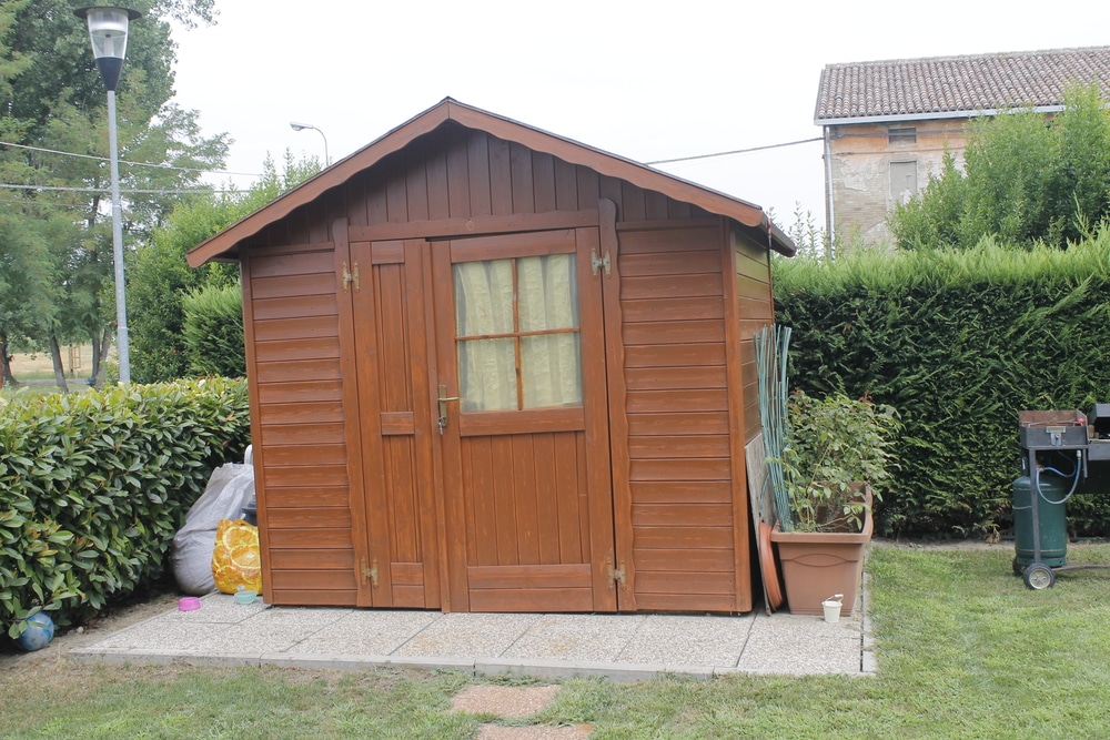 how to lock a shed door