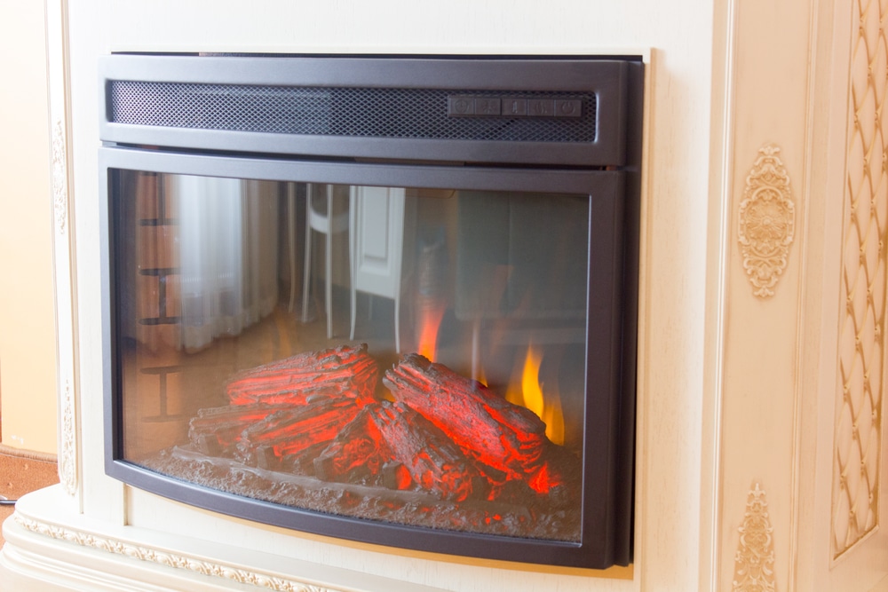 how to remove an electric fireplace