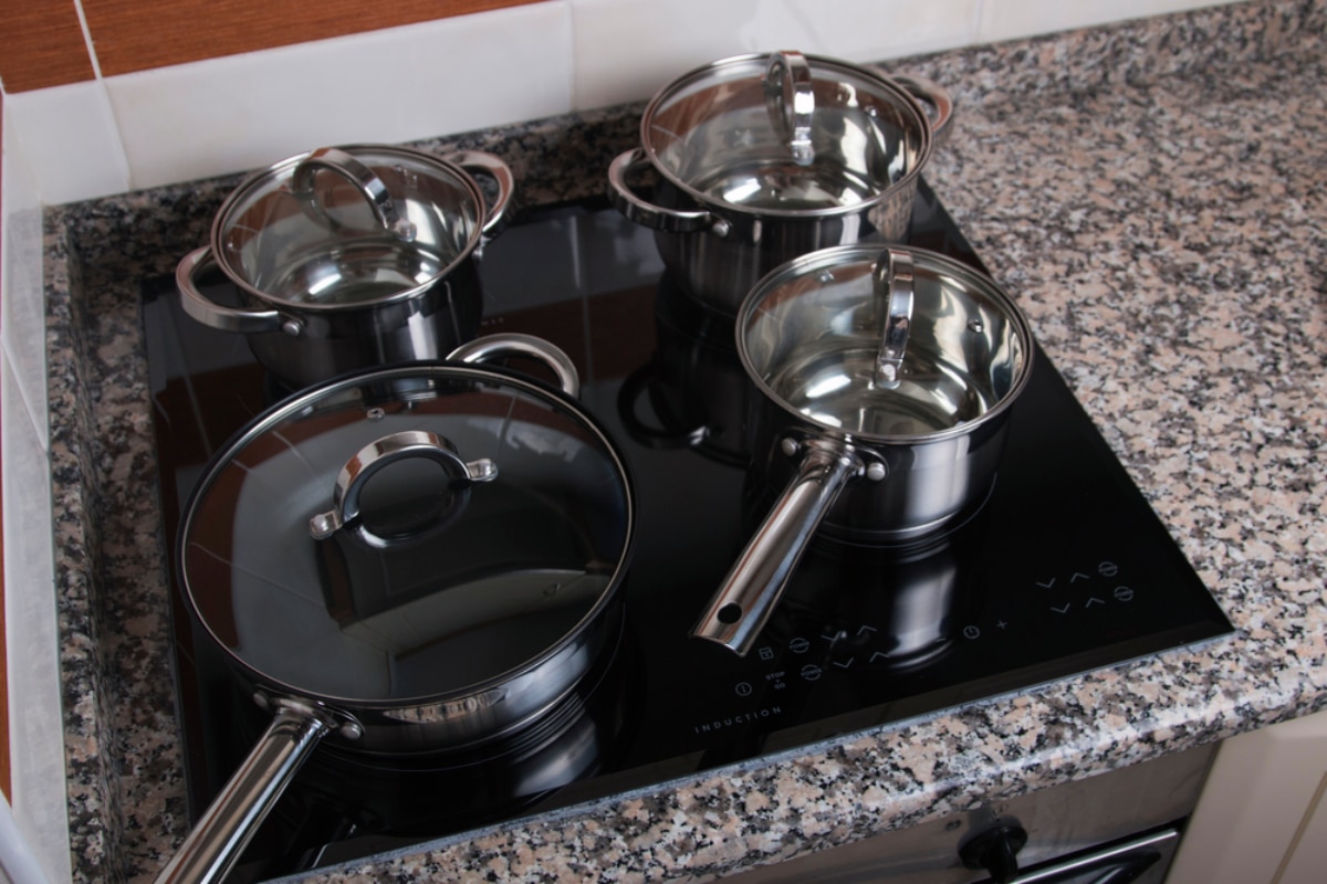 how to stop pans sliding on an induction hob